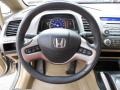 Ivory Steering Wheel Photo for 2008 Honda Civic #80414971