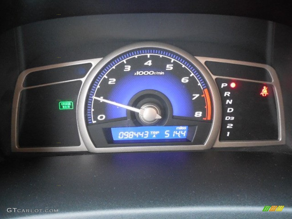 2008 Honda Civic EX Sedan Gauges Photo #80415047