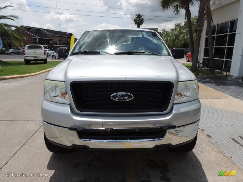 2004 F150 XLT SuperCrew - Silver Metallic / Medium/Dark Flint photo #2