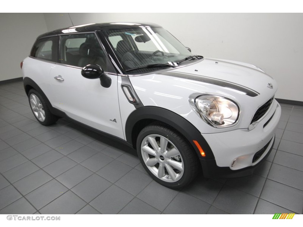 Light White 2013 Mini Cooper S Paceman ALL4 AWD Exterior Photo #80417217