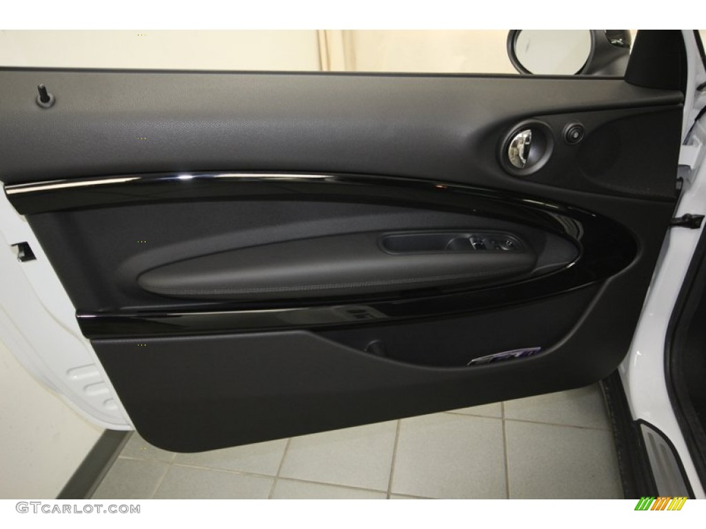2013 Mini Cooper S Paceman ALL4 AWD Carbon Black Door Panel Photo #80417359