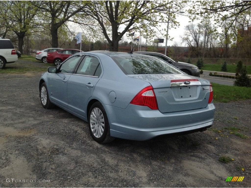 Light Ice Blue Metallic 2010 Ford Fusion Hybrid Exterior Photo #80417624