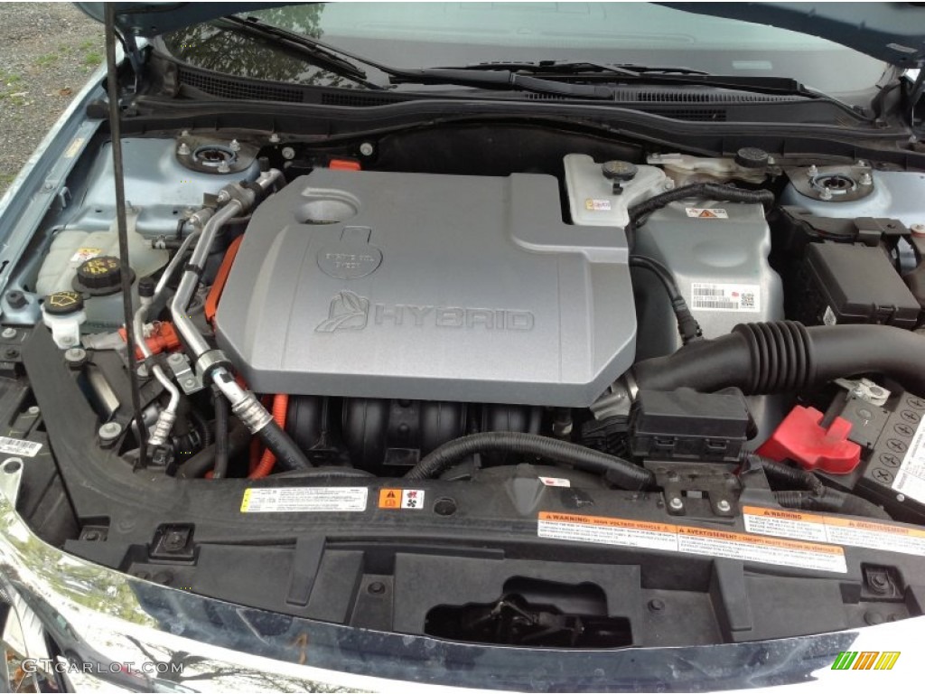 2010 Ford Fusion Hybrid 2.5 Liter DOHC 16-Valve VVT Atkinson Cycle 4 Cylinder Gasoline/Electric Hybrid Engine Photo #80417892