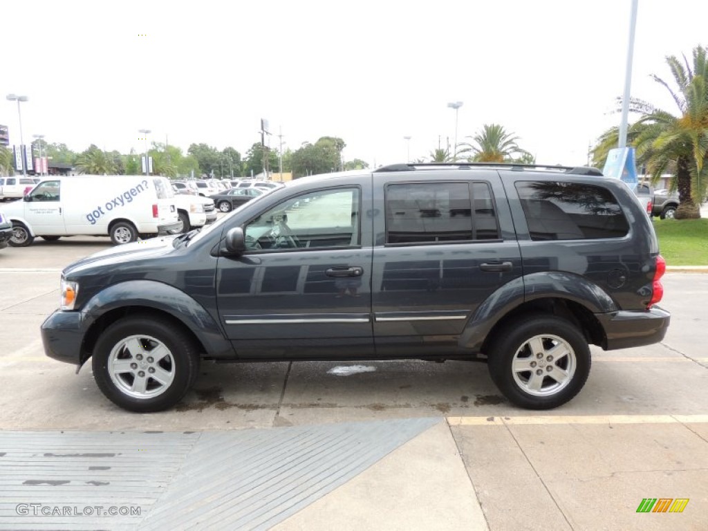 2009 Durango SLT - Steel Blue Metallic / Dark Slate Gray/Light Slate Gray photo #5