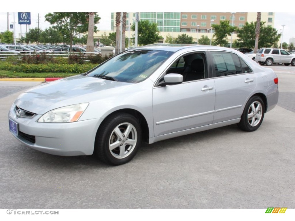 Satin Silver Metallic 2005 Honda Accord EX Sedan Exterior Photo #80418142