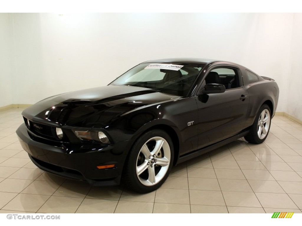 Black 2010 Ford Mustang GT Premium Coupe Exterior Photo #80418889