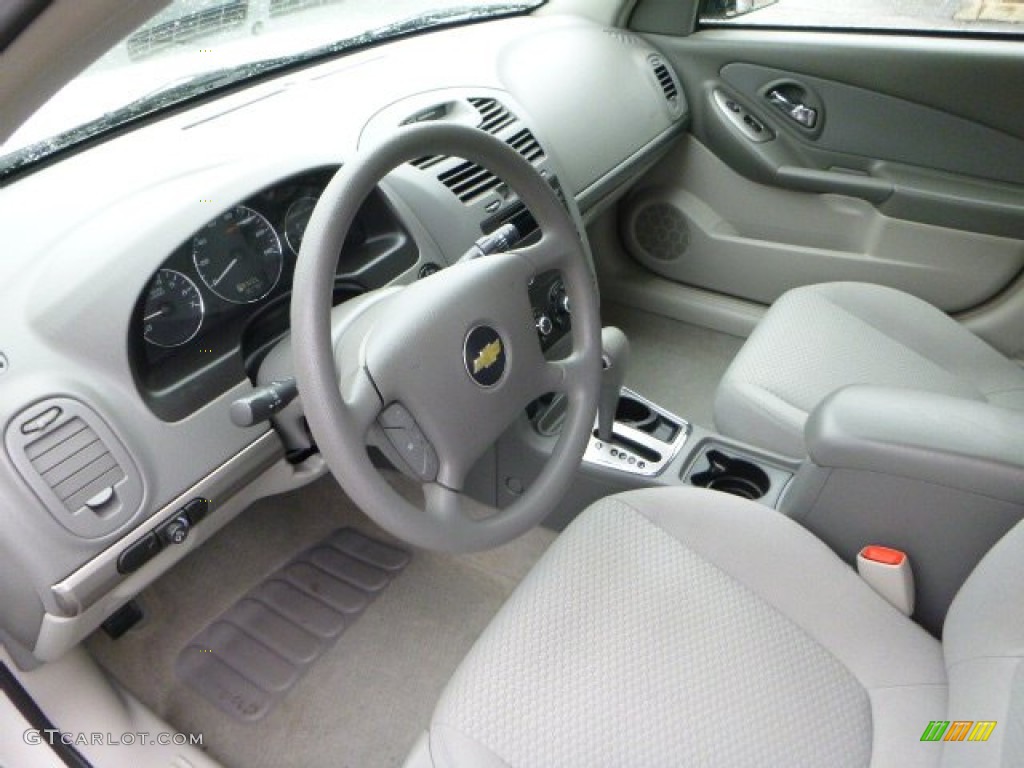 2007 Malibu LS Sedan - White / Titanium Gray photo #20
