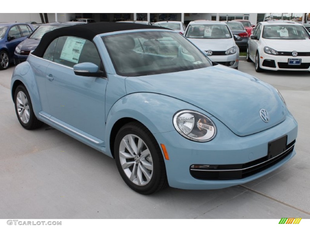 Denim Blue 2013 Volkswagen Beetle Tdi Convertible Exterior Photo