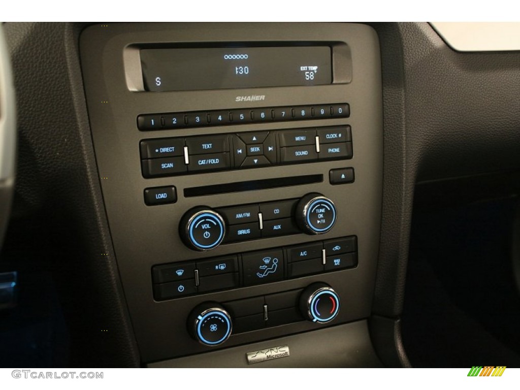 2010 Ford Mustang GT Premium Coupe Controls Photo #80419083