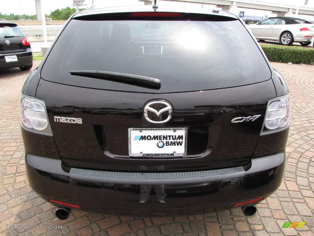 2007 CX-7 Grand Touring - Black Cherry Mica / Black photo #12