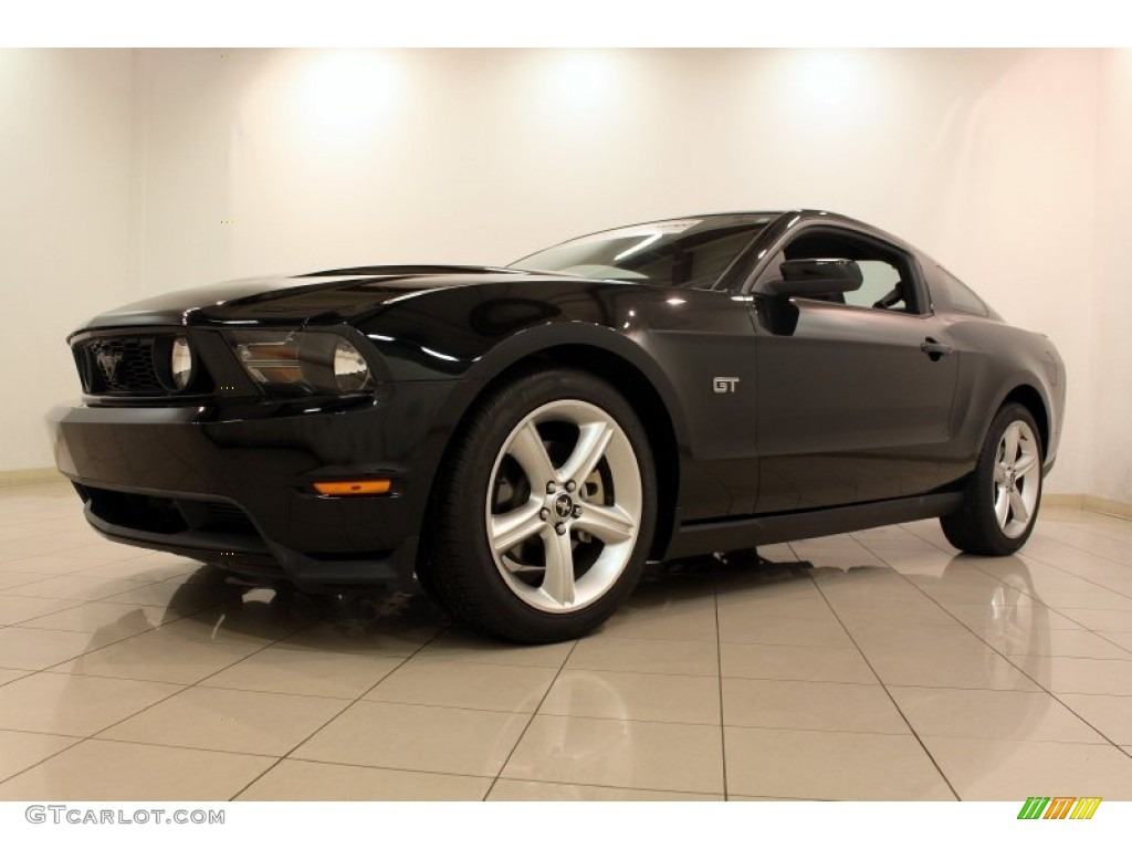 Black 2010 Ford Mustang GT Premium Coupe Exterior Photo #80419380