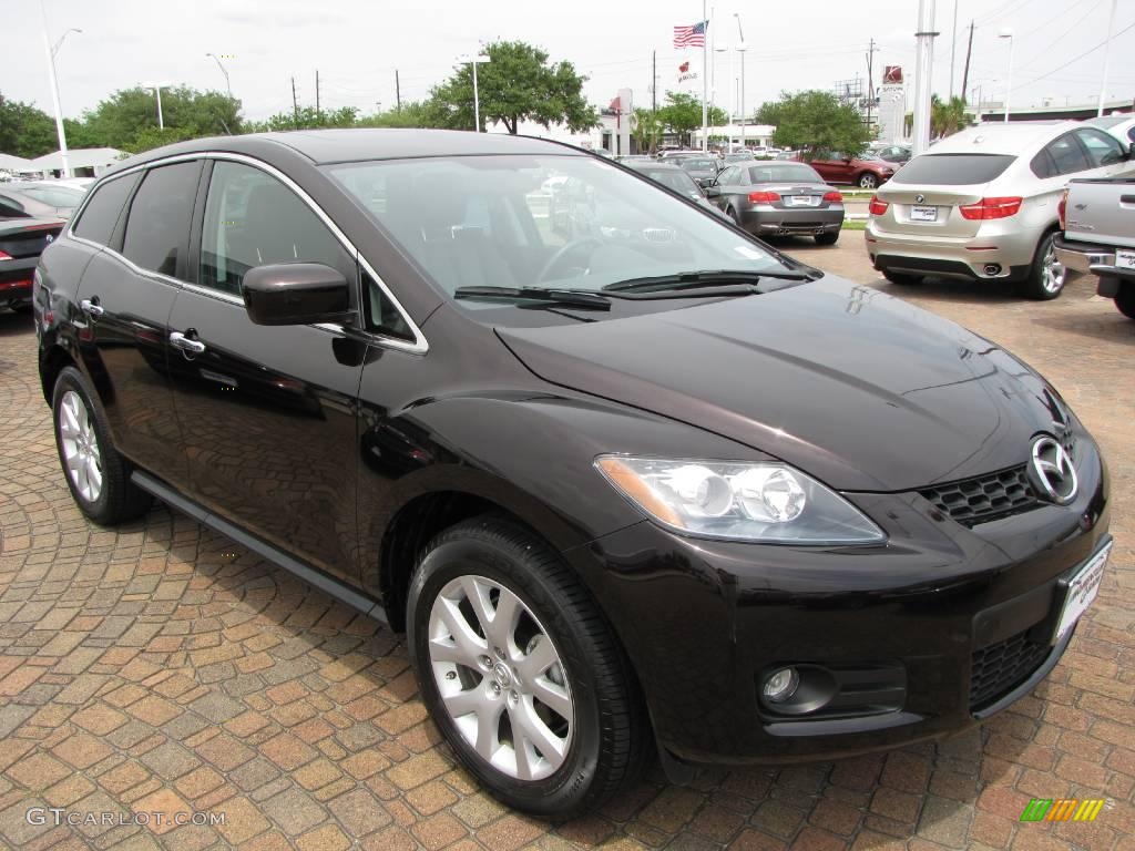 2007 CX-7 Grand Touring - Black Cherry Mica / Black photo #15