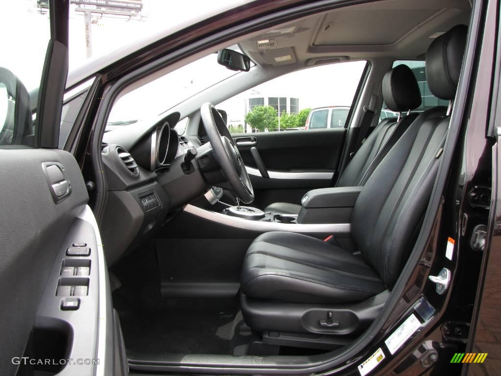 2007 CX-7 Grand Touring - Black Cherry Mica / Black photo #17
