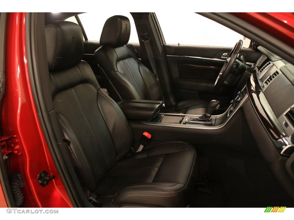 Charcoal Black/Fine Line Ebony Interior 2010 Lincoln MKS AWD Photo #80420179