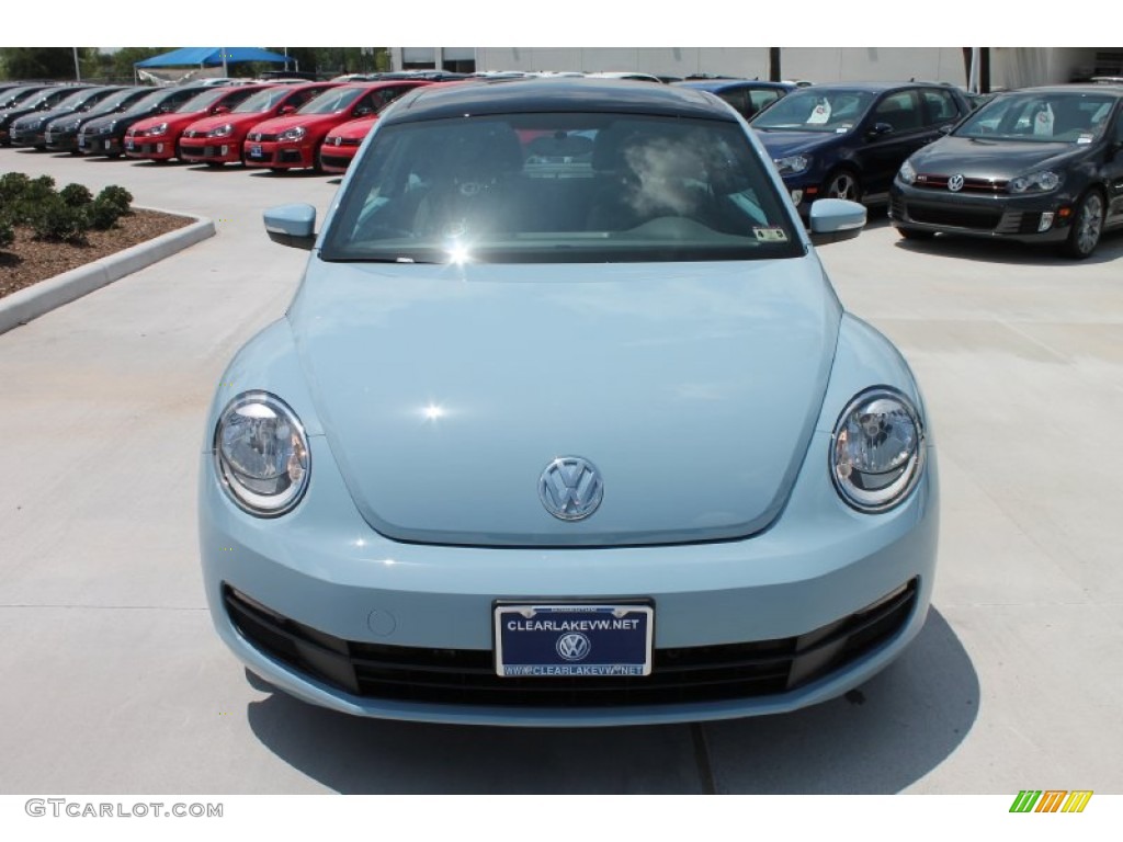 2013 Beetle 2.5L - Denim Blue / Titan Black photo #2