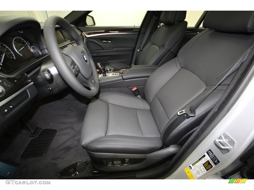 Black Interior 2013 BMW 5 Series 550i Sedan Photo #80421640