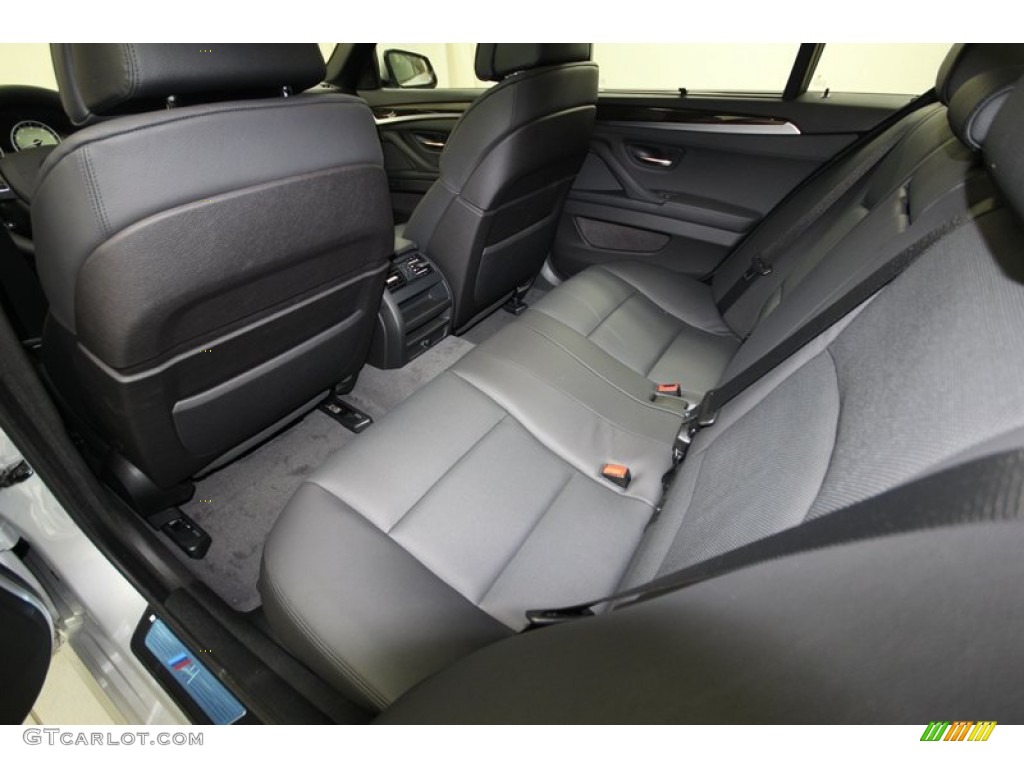 Black Interior 2013 BMW 5 Series 550i Sedan Photo #80422046