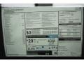  2013 5 Series 550i Sedan Window Sticker
