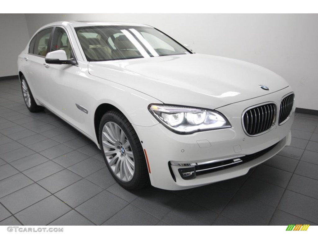 2013 7 Series 740Li Sedan - Alpine White / Veneto Beige photo #1