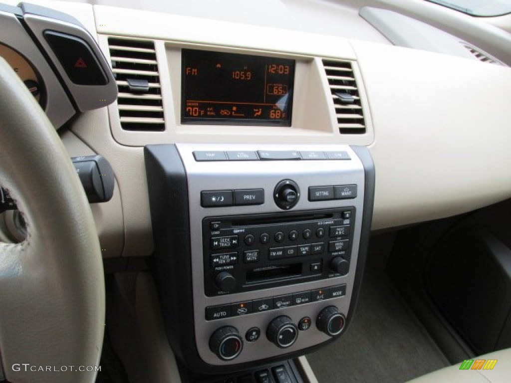 2005 Murano SL AWD - Glacier Pearl White / Cafe Latte photo #18