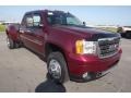 2013 Sonoma Red Metallic GMC Sierra 3500HD Denali Crew Cab 4x4 Dually  photo #3