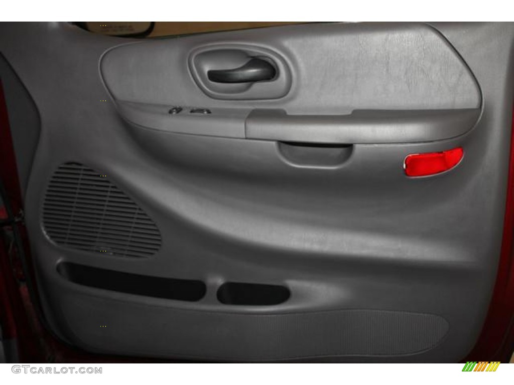 2003 F150 XLT Regular Cab 4x4 - Burgundy Red Metallic / Medium Graphite Grey photo #24