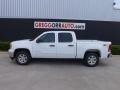 2013 Summit White GMC Sierra 1500 SLE Crew Cab 4x4  photo #3