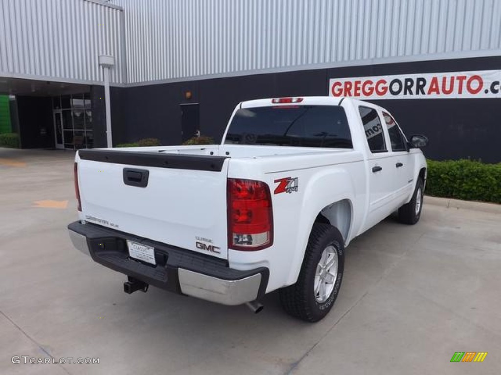 2013 Sierra 1500 SLE Crew Cab 4x4 - Summit White / Ebony photo #7