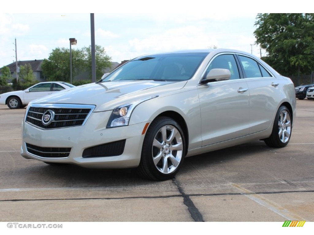 Silver Coast Metallic 2013 Cadillac ATS 2.0L Turbo Luxury Exterior Photo #80424814