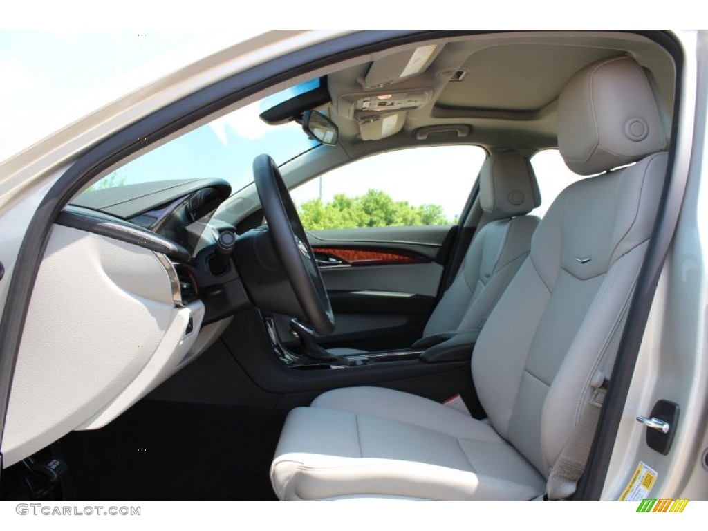 Light Platinum/Jet Black Accents Interior 2013 Cadillac ATS 2.0L Turbo Luxury Photo #80424853