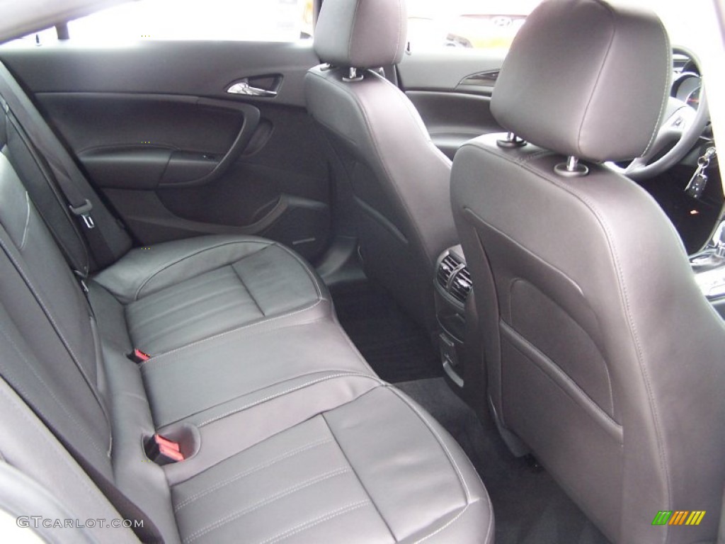 Ebony Interior 2011 Buick Regal CXL Turbo Photo #80426228