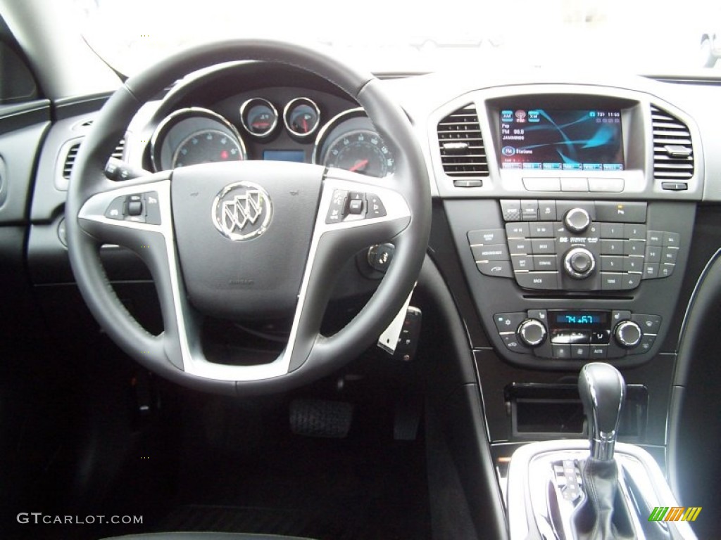 2011 Buick Regal CXL Turbo Ebony Dashboard Photo #80426237