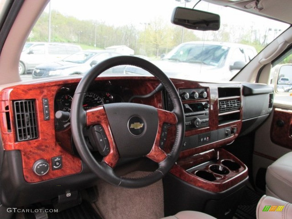 2011 Express 1500 AWD Passenger Conversion Van - Sandstone Metallic / Neutral photo #15