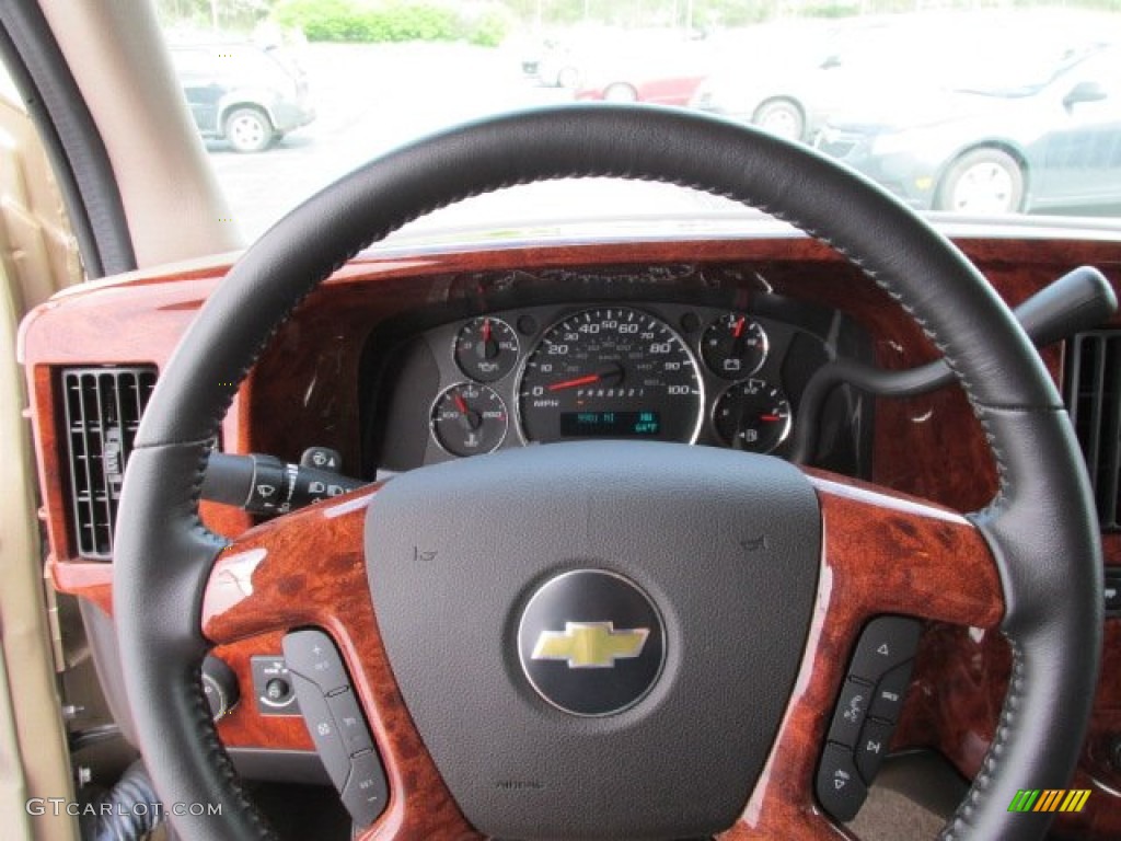 2011 Express 1500 AWD Passenger Conversion Van - Sandstone Metallic / Neutral photo #24