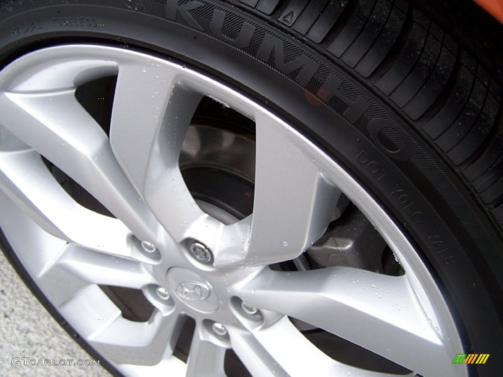 2013 Veloster  - Vitamin C / Black photo #8