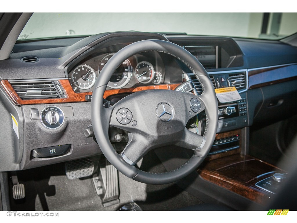 2013 Mercedes-Benz E 350 4Matic Wagon Black Dashboard Photo #80427518