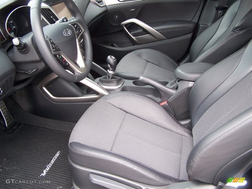 2013 Veloster  - Vitamin C / Black photo #11