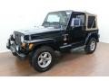 1998 Black Jeep Wrangler Sahara 4x4  photo #1