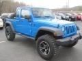 2012 Cosmos Blue Jeep Wrangler Unlimited Sahara Mopar JK-8 Conversion 4x4  photo #3