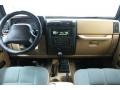 Green/Khaki 1998 Jeep Wrangler Sahara 4x4 Dashboard
