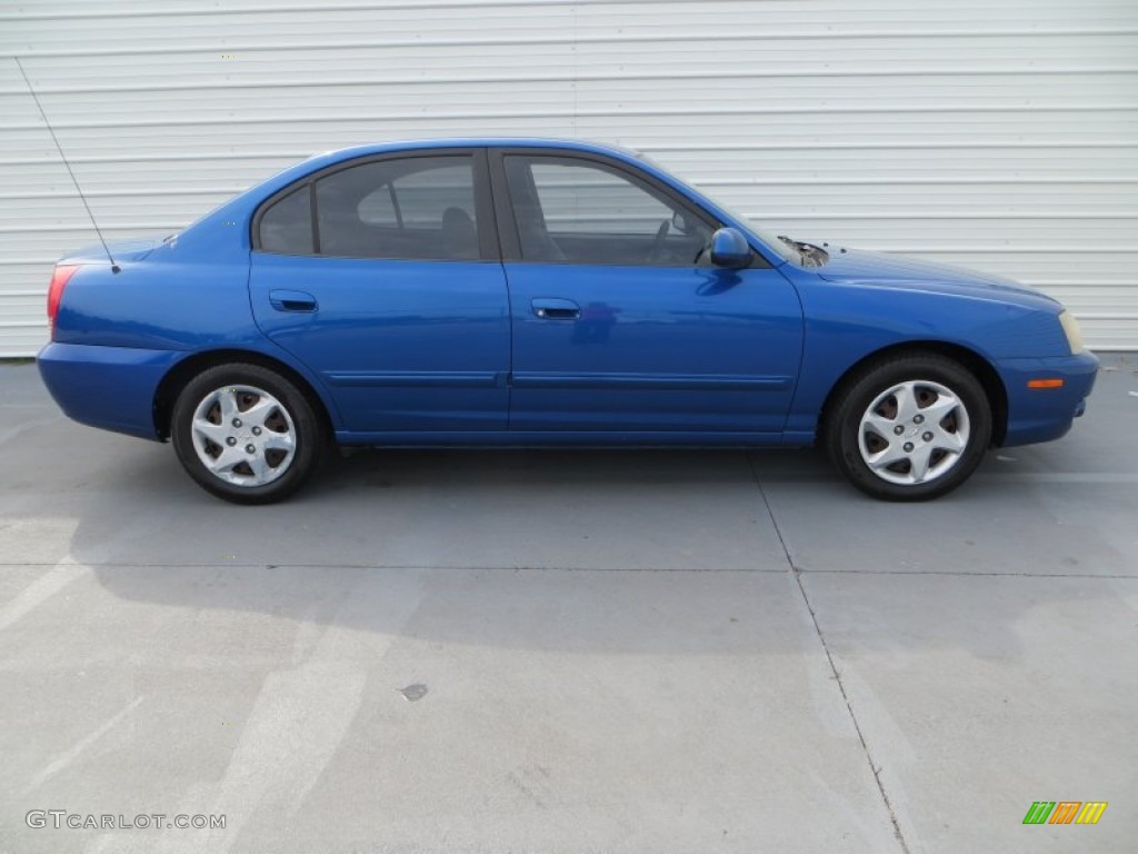 2006 Elantra GLS Sedan - Tidal Wave Blue / Gray photo #3