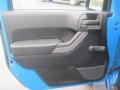 Black 2012 Jeep Wrangler Unlimited Sahara Mopar JK-8 Conversion 4x4 Door Panel