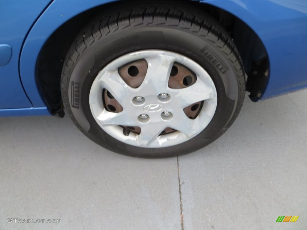 2006 Elantra GLS Sedan - Tidal Wave Blue / Gray photo #12