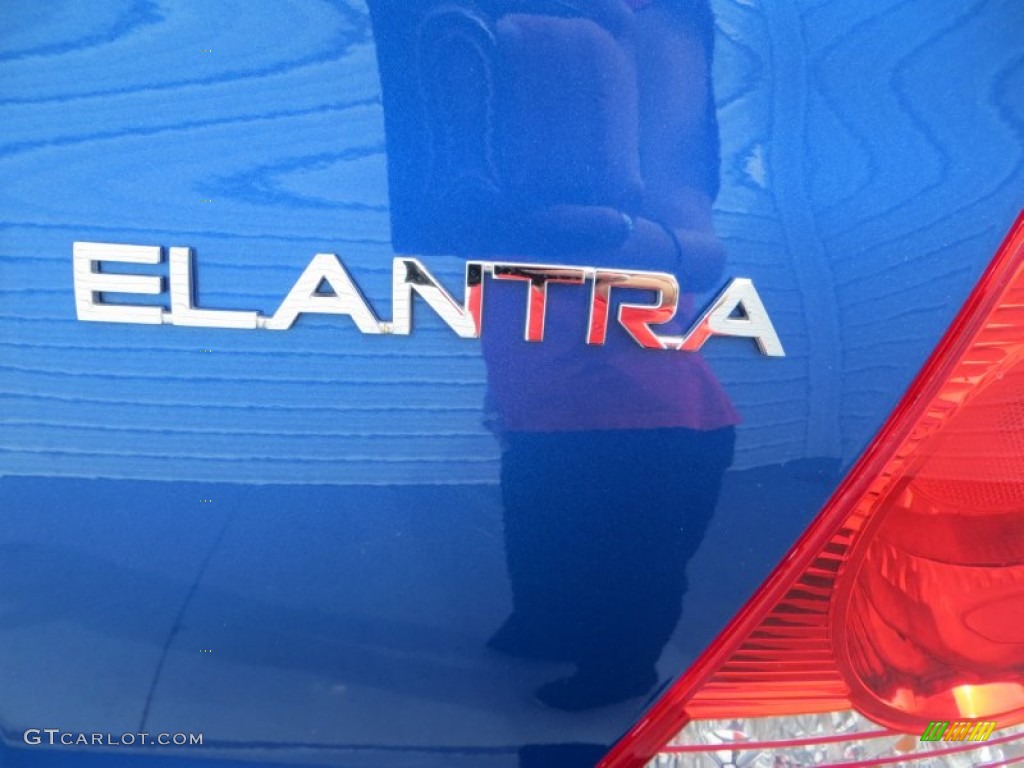 2006 Elantra GLS Sedan - Tidal Wave Blue / Gray photo #17