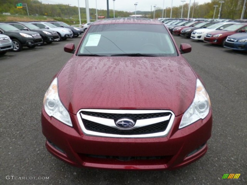 2012 Legacy 3.6R Limited - Venetian Red Pearl / Off Black photo #2