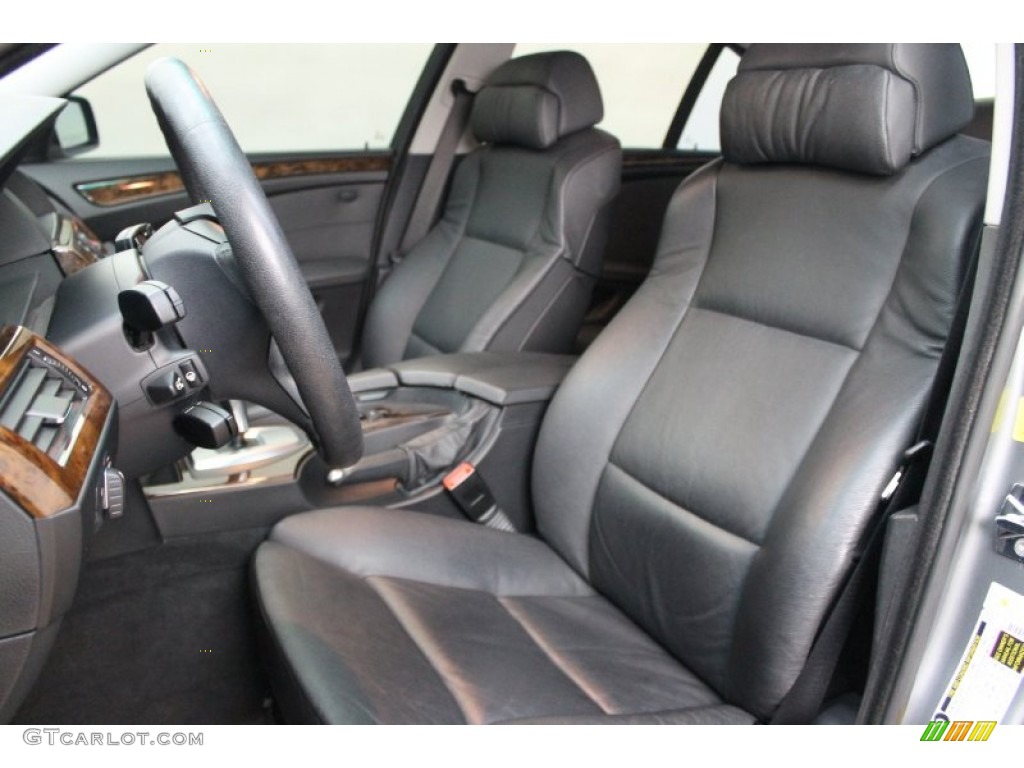 2008 BMW 5 Series 535i Sedan Front Seat Photo #80429195