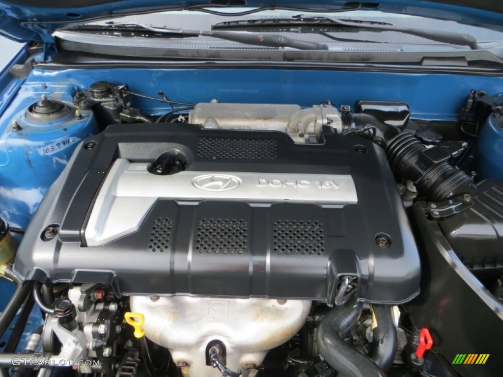 2006 Elantra GLS Sedan - Tidal Wave Blue / Gray photo #20