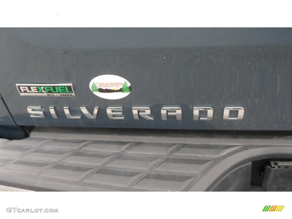 2011 Silverado 1500 LTZ Extended Cab 4x4 - Blue Granite Metallic / Ebony photo #10