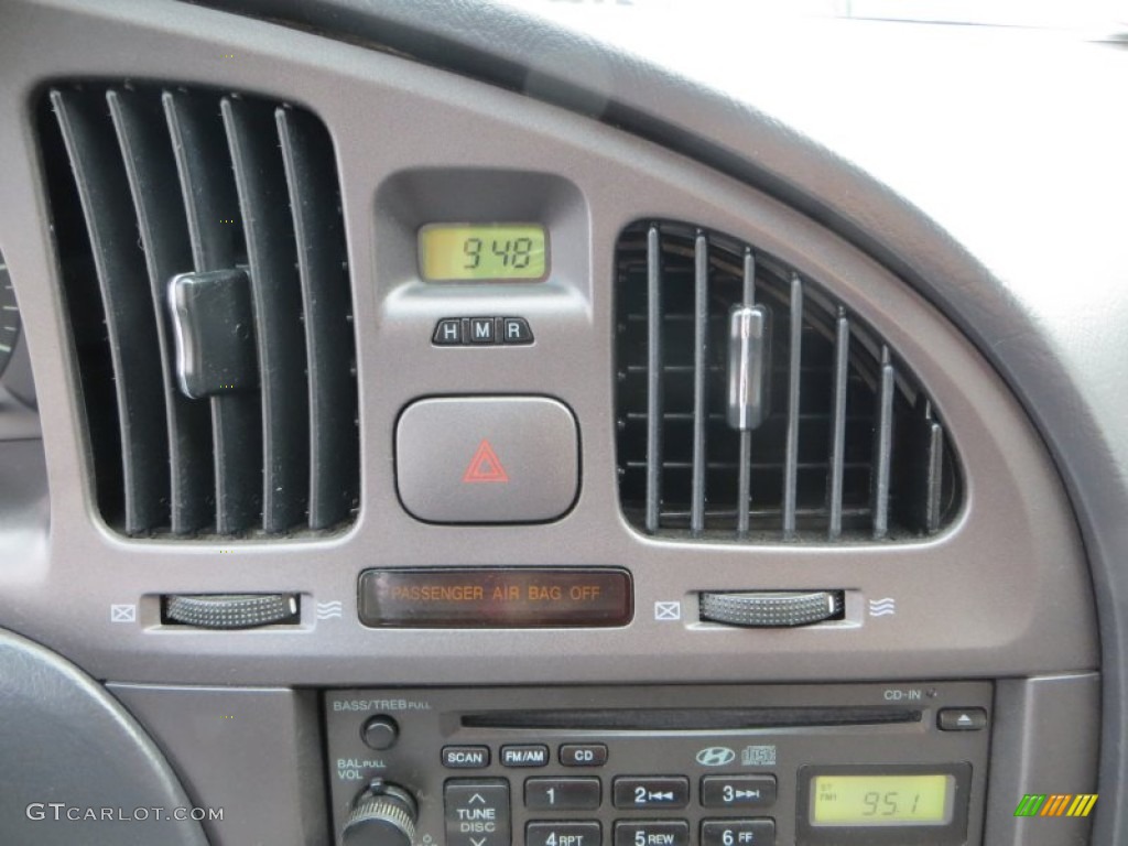 2006 Elantra GLS Sedan - Tidal Wave Blue / Gray photo #35