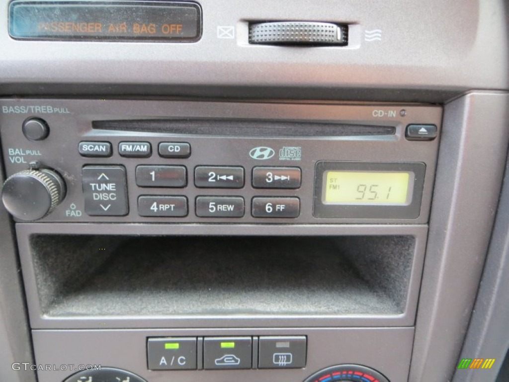 2006 Elantra GLS Sedan - Tidal Wave Blue / Gray photo #36